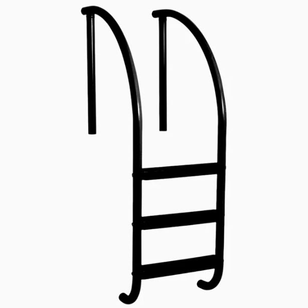 Saftron Triton Series Pool Ladder Black