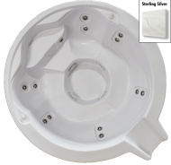 ALPS Spillover Spa Open Seating - Plumbed, 12 Jet, 2 Pump - Sterling Marble