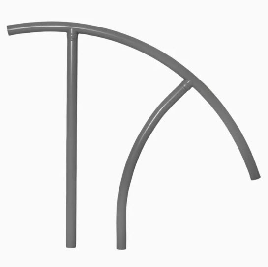 Saftron Triton Series Handrail - Graphite Gray