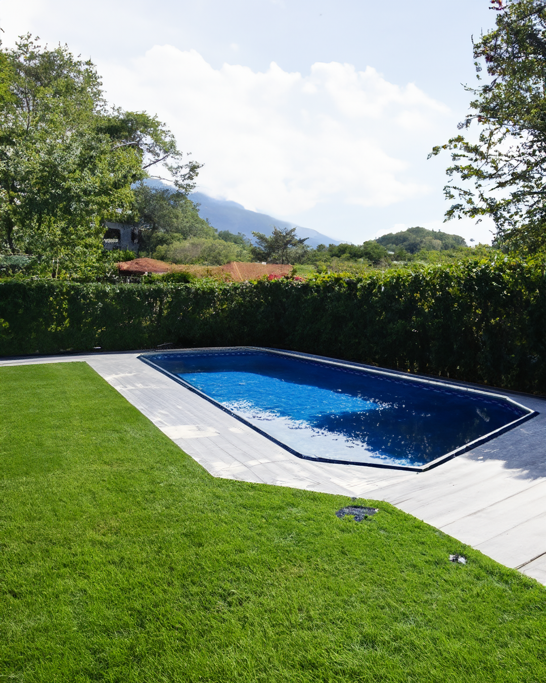 12'3" x 24'3" Grecian Semi-Inground Pool Kit with 52" Steel Walls