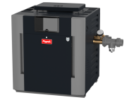 RayPak Digital Low NOx Pool & Spa Heater, 399k BTU, Natural Gas, Copper HEx, 0-5k FT, 017708, B-R407