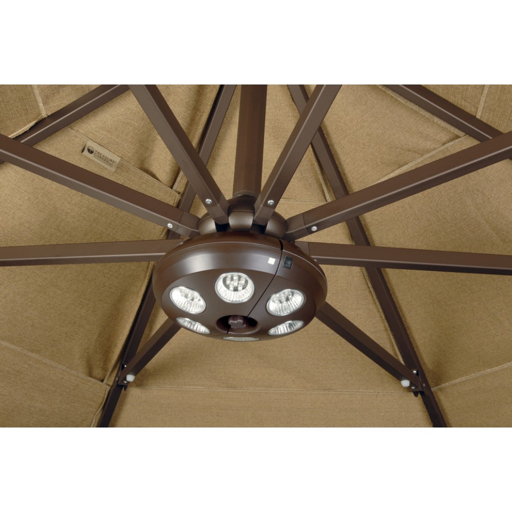 Rechargeable 6 Light Bronze Umbrella Light