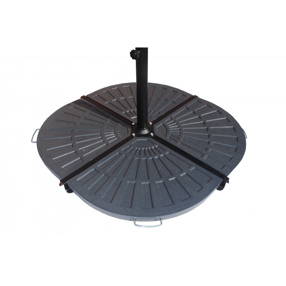 Antique Black Resin Weights For Cross-Base Umbrella