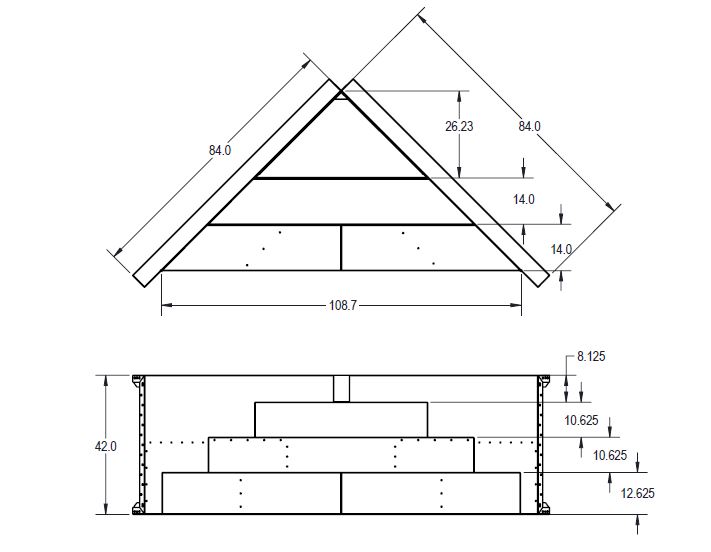 Royal's Choice 6" Radius Corner Step (7' x 7') (Closed Top)