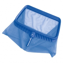 Pool Style Deluxe Reinforced Poly Blue Leaf Rake Net