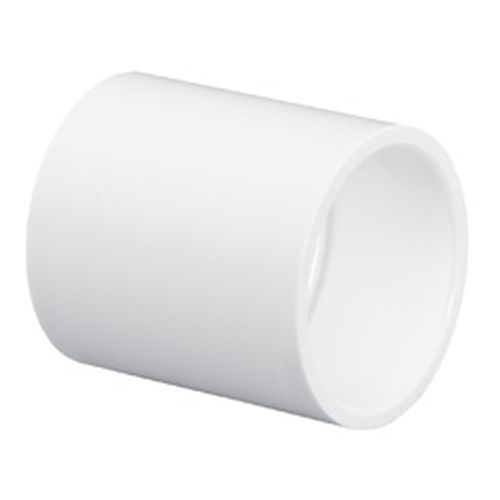 Lasco SCH40 2" White PVC Coupling Slip x Slip
