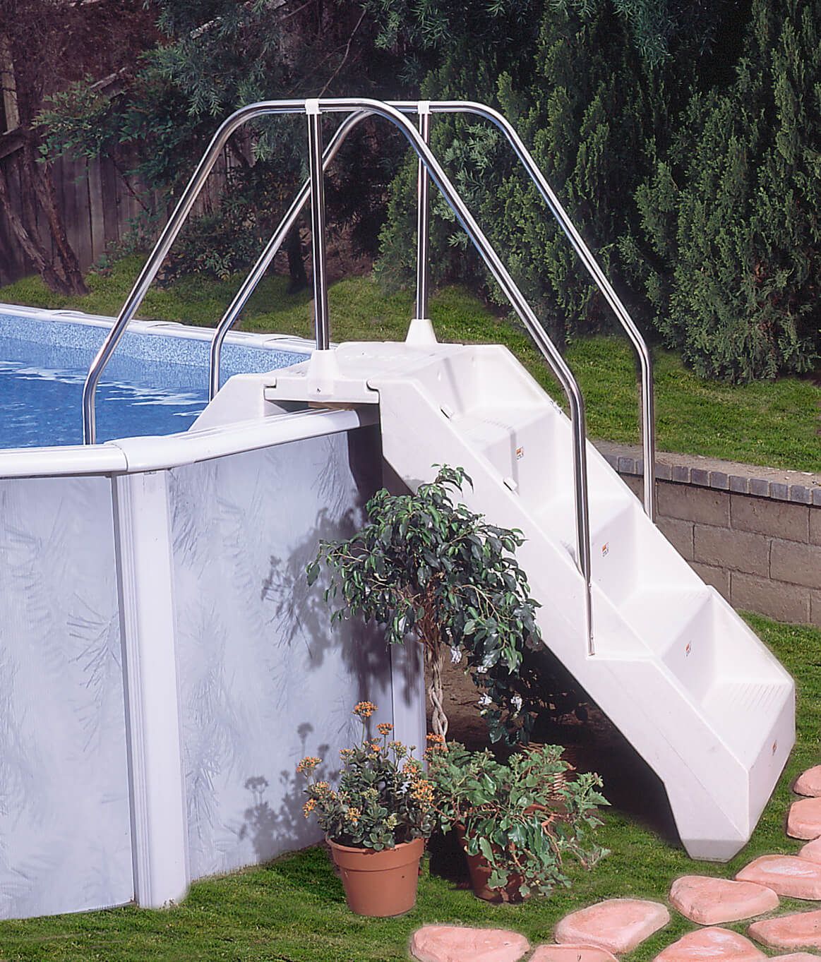 New Above Ground Swimming Pool Steps For Sale with Simple Decor