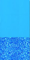 Swimline 12'x21' Oval Blue Wall/Swirl Bottom 48"-52" Overlap 20GA Liner