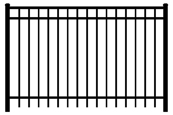 Model 3230 - 48" Height - Regis Fence Base Kit
