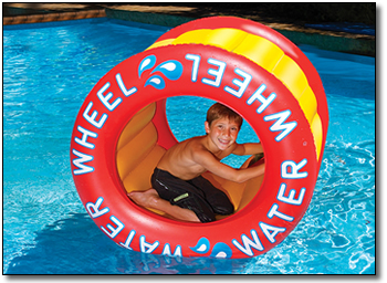 The Inflatable Water Wheel Royal Swimming Pools