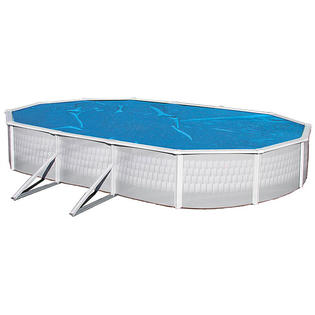 16' x 25' Oval Above Ground Blue Solar Blanket