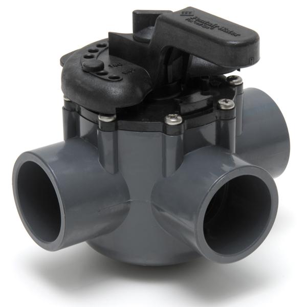 Pentair 263037 3-Way Diverter Valve 1-1/2"-2"