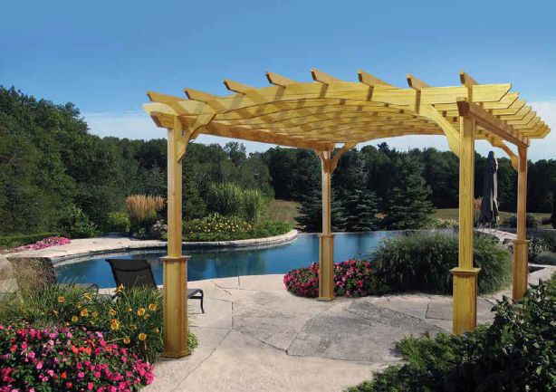12' x 14' Poolside Pergola Kit