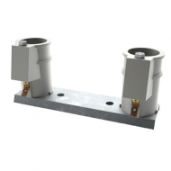 PermaCast Channel set 4-Inch Deck Anchor Cycolac PC-4008-P