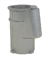 PermaCast 4-Inch Deck Anchor Aluminum PS-4019-C