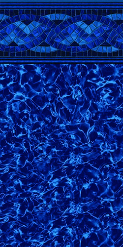 Merlin Royal Island Tile 20 Mil Wall/Sea Storm 20 Mil Floor Liner