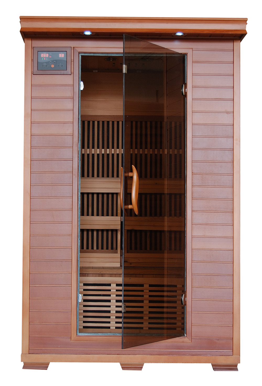 Yukon - Cedar 2 Person Sauna With 6 Carbon Heaters