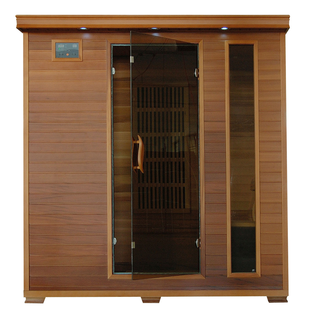 Klondike - Cedar 4 Person Sauna With Carbon Heaters
