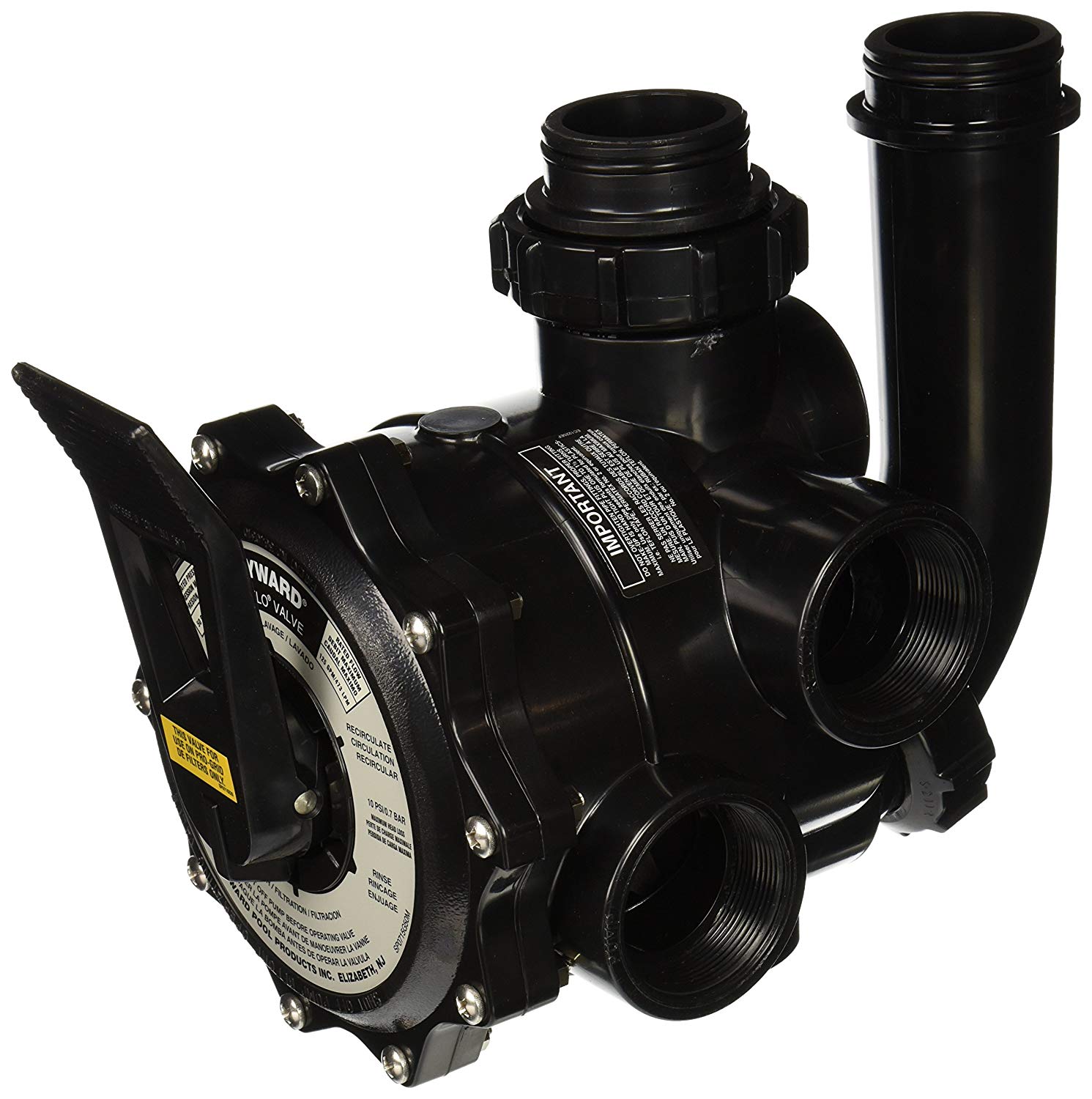 Hayward Side Mount DE 6 Position Vari-Flo Filter Valve - 2 Inch