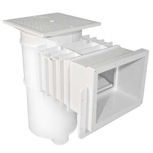 Hayward Dark Gray Small Mouth Skimmer 2" Pipe Square Lid for Polymer and Fiberglass Pools