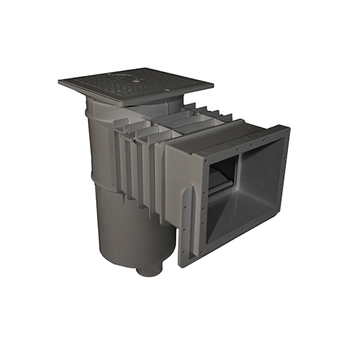 Hayward Inground Standard Mouth Dark Gray Skimmer for Vinyl Liner Inground Steel Wall Pools