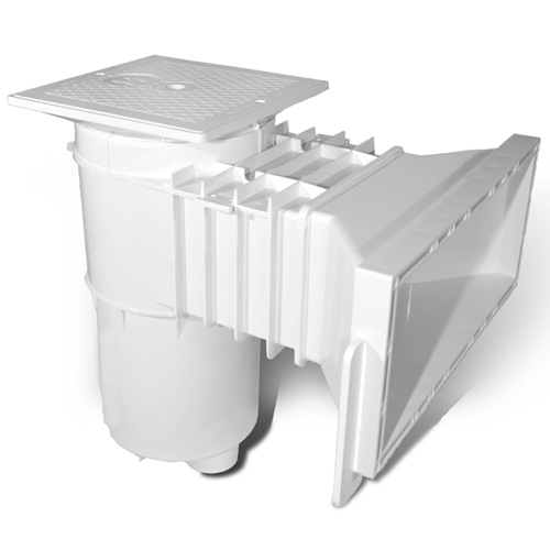 Waterway Inground Wide Mouth White Skimmer Square Lid for Vinyl