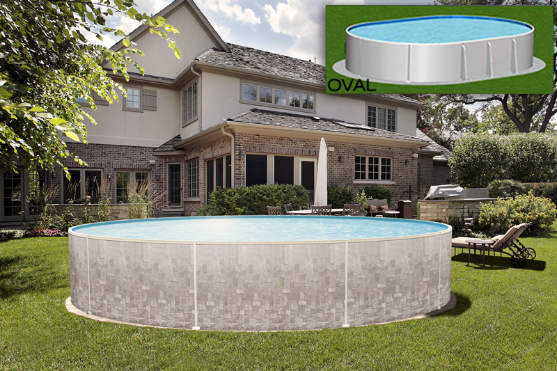 18' x 34' Oval 52" Verona Above Ground Pool