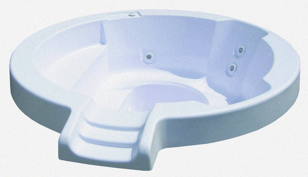 90" Spill-Over Spa for Inground Pools by Latham