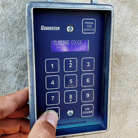 Automatic Pool Cover Opening/Closing Operation