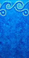 Embassy 24' Round Blue Lagoon 52"-54" Unibead 25GA Liner