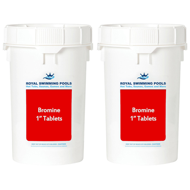 1" Bromine Tablets - 2 x 50lbs