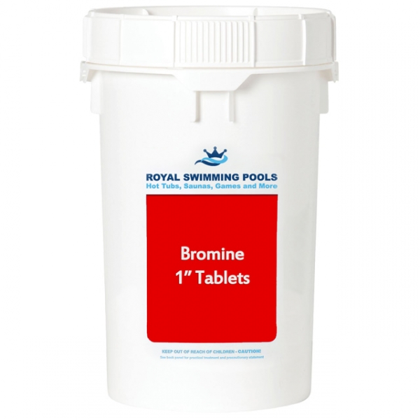 1" Bromine Tablets 50lbs Royal Swimming Pools