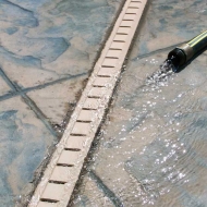 Stegmeier Deck Drain Tan - (8) 10' Lengths