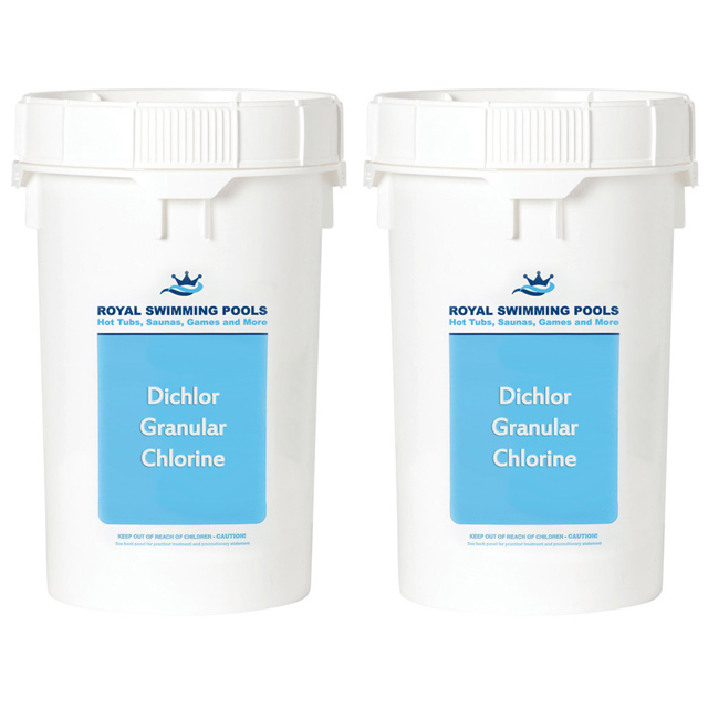 Granular Chlorine Dichlor 2 x 50lb Bucket