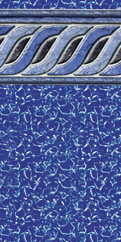 Swimline 18' Round Emerald Tile 54" Unibead 20GA Liner