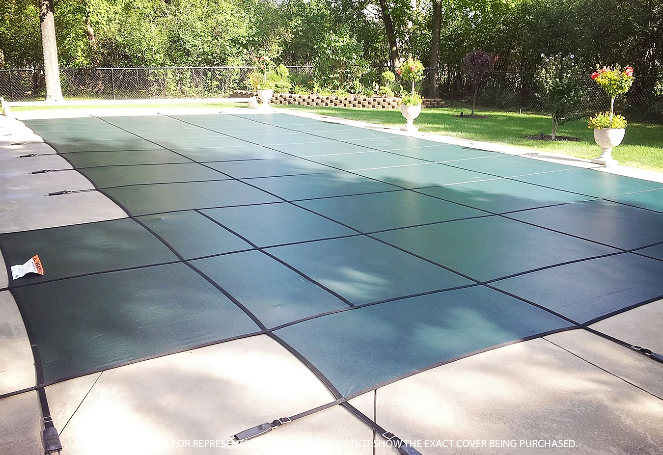 GLI ProMesh 30' x 50' 6R/2R Rect Mesh Safety Cover, Gn