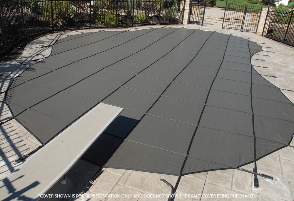 GLI ProMesh Safety Cover 16' x 36' Rectangle with Auto Cover and Mesh Safety Cover - Thumbnail 5