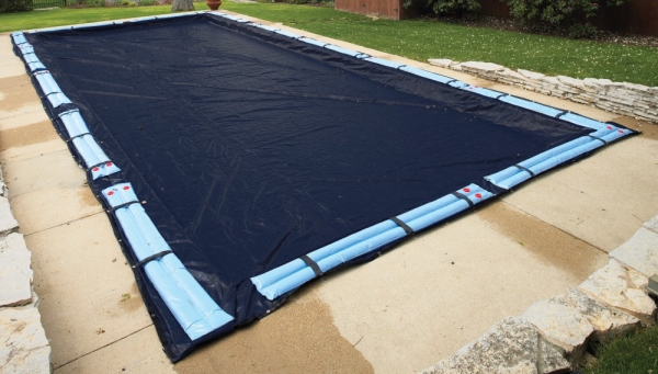 18' x 36' Rectangle In-Ground Swimming Pool Winter Cover 20 Year Meadow Green 