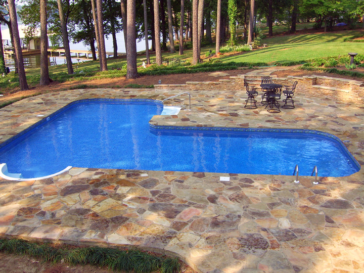 16' x 32' x 24' L-Shape Swimming Pool Kit with 48" Steel Walls