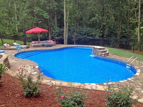 20' x 40' x 31' Lagoon Inground Swimming Pool Kit with 42'' Steel Walls