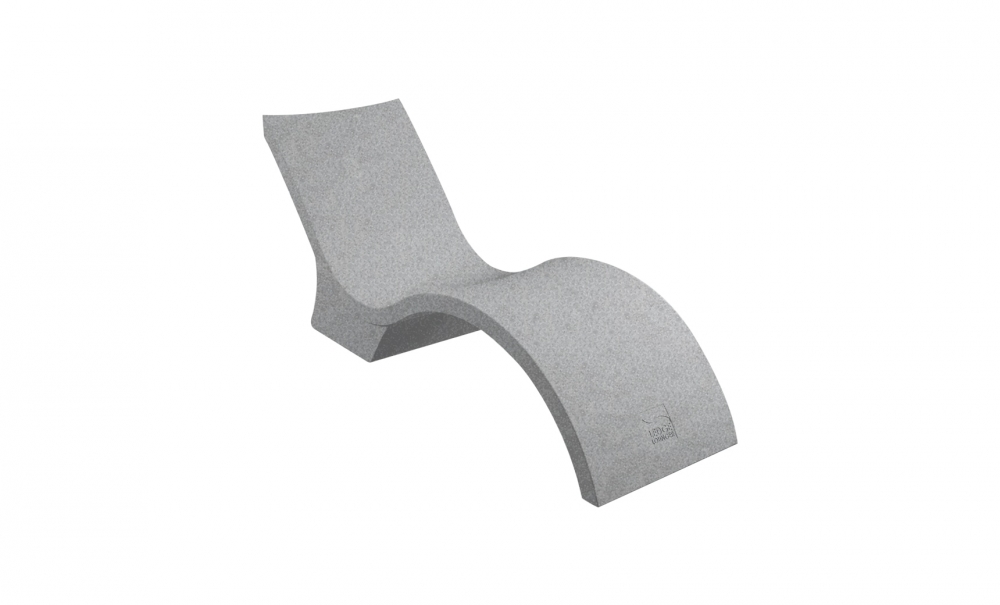 Ledge Lounger Signature Chaise Deep Granite Gray Royal Swimming Pools