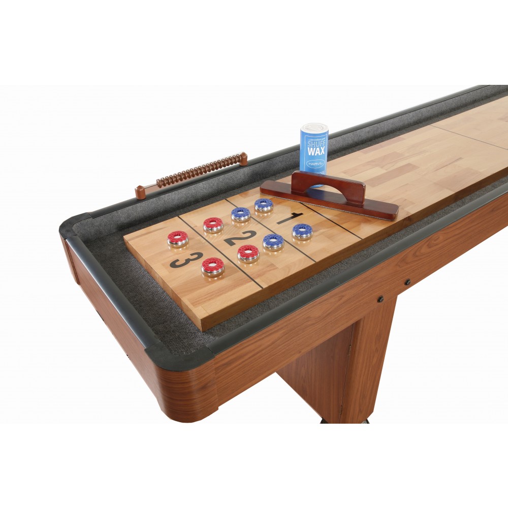 12' Walnut Shuffleboard Table | Royal Swimming Pools
