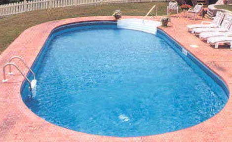 22' x 40' Oval Inground Swimming Pool Kit with 42" Steel Walls