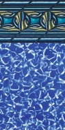 Swimline 24' Round Pacific Diamond 54" Unibead 20GA Liner