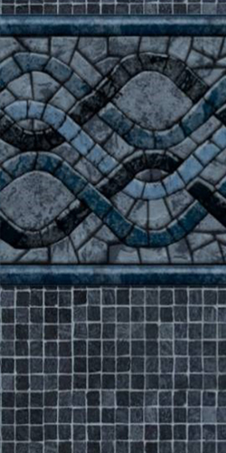 Liner Doctors 18' x 30' Oval Platinum Creek 52" Unibead 35GA Liner