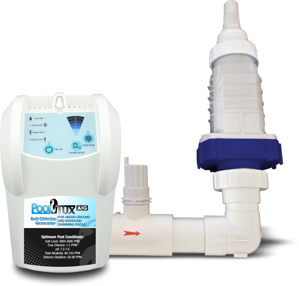 AquaComfort - 15K Gal Inline Salt Chlorine Generator No Internet Omega