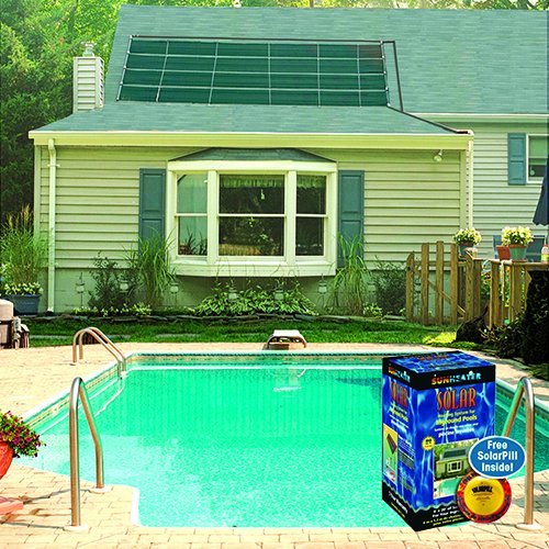 (Discontinued) SunHeater Inground Pool Solar Heating System - 2, 2' x 20' Panels (80 sq ft)