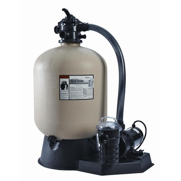 Pentair Sand Dollar SD40 Sand Filter System with 19" Filter and 1 HP OptiFlo Pump