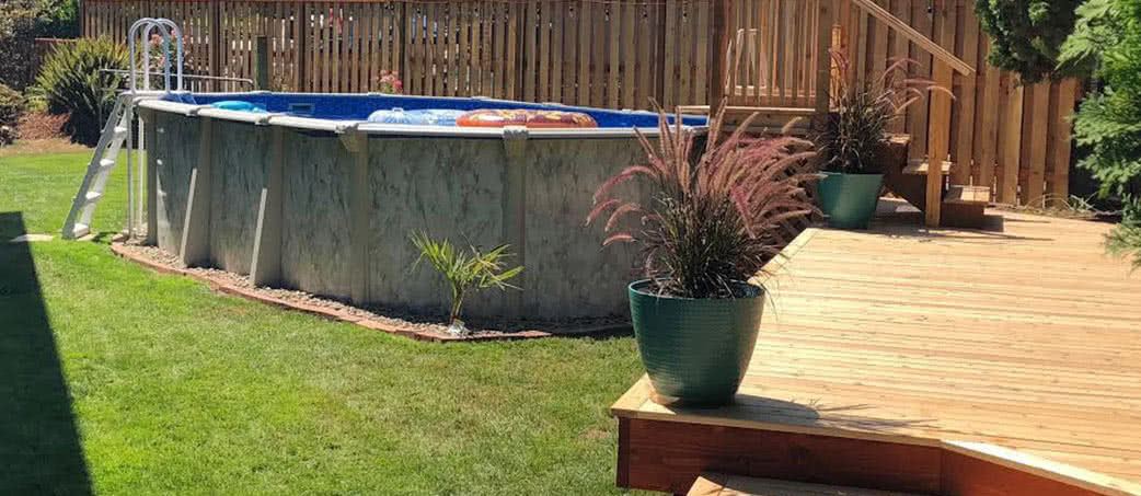 backyard above ground pools