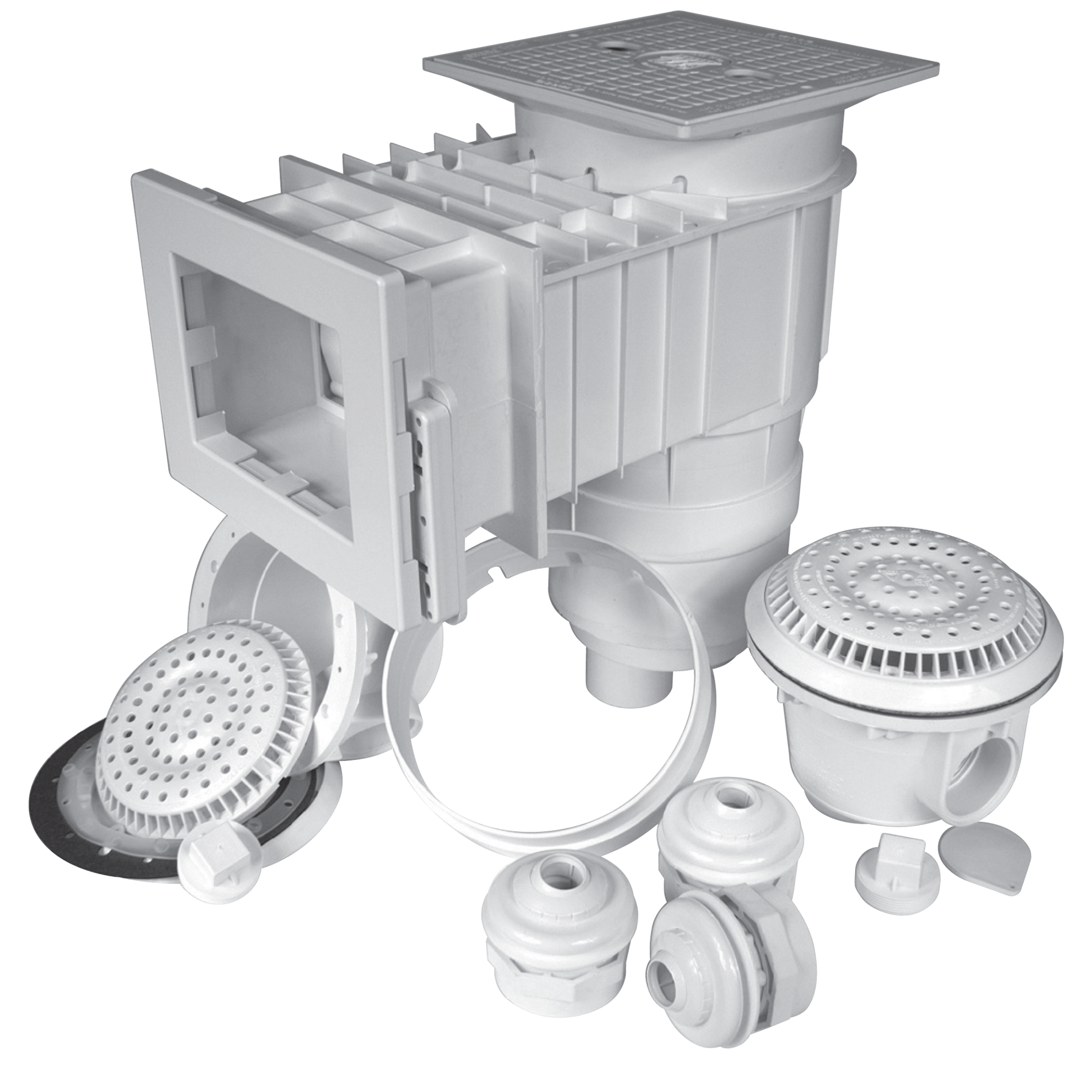 CMP 1 Skimmer/3 Return Builders' Pack - Regular Mouth - White